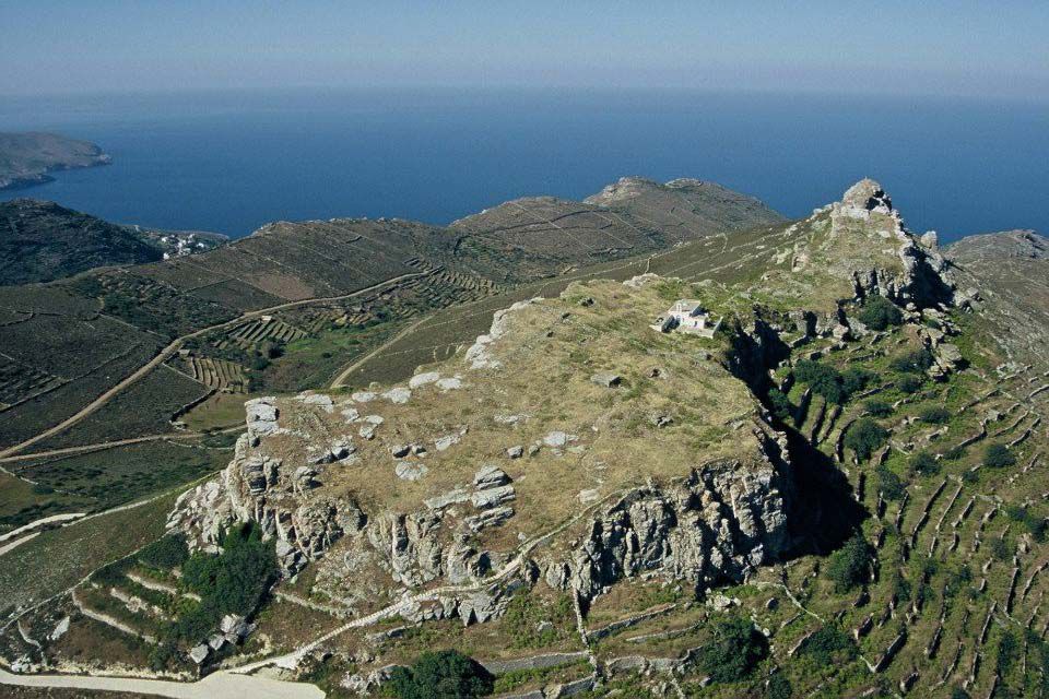 South Andros guided day tour gorge castle villages Greece