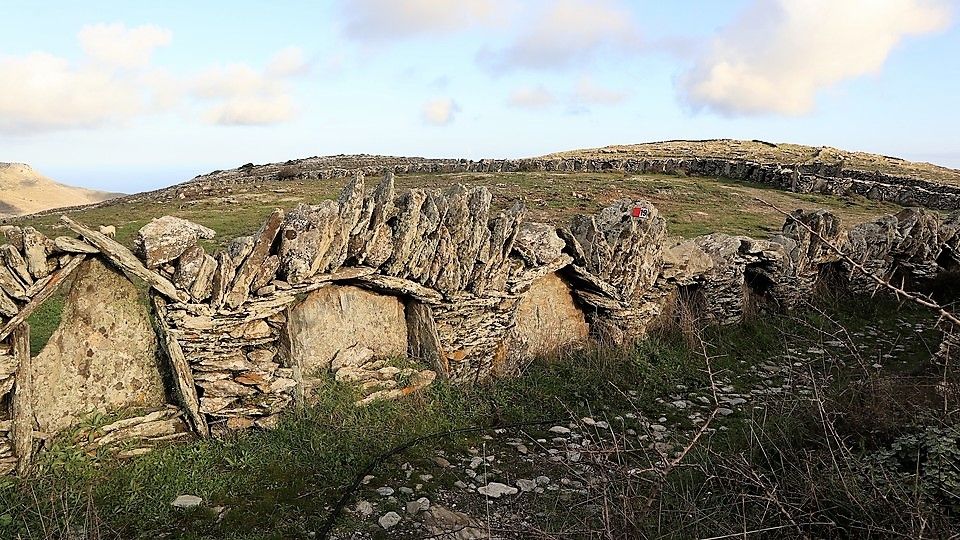 Dry Stone Walls Andros Cyclades
