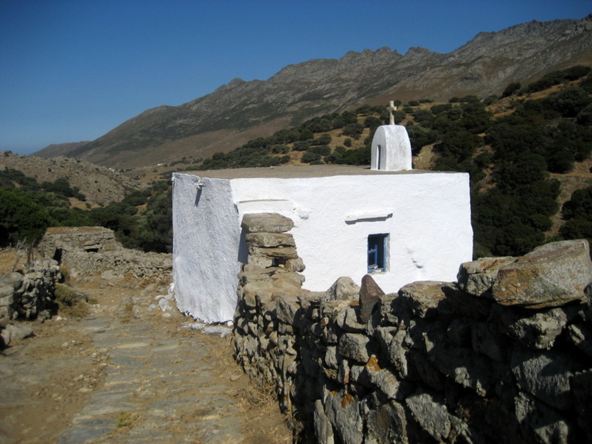 Little churches Cyclades Tinos Island