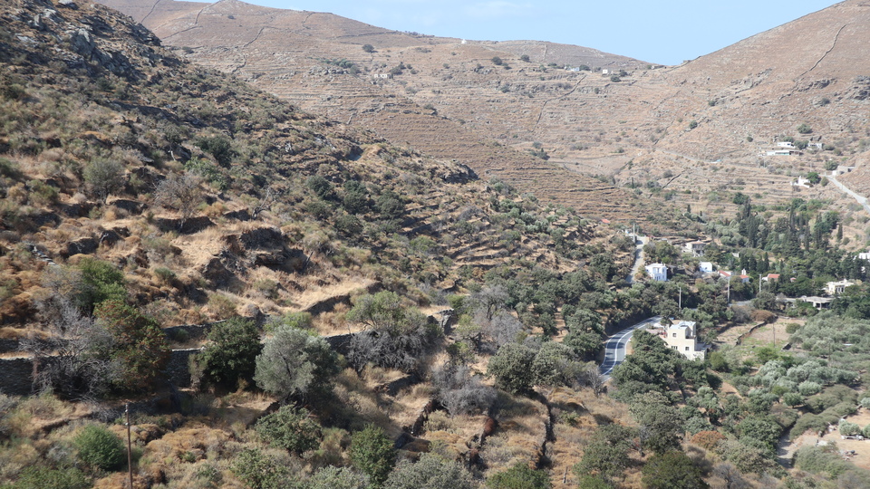 Dry Stone Walls Andros Cyclades