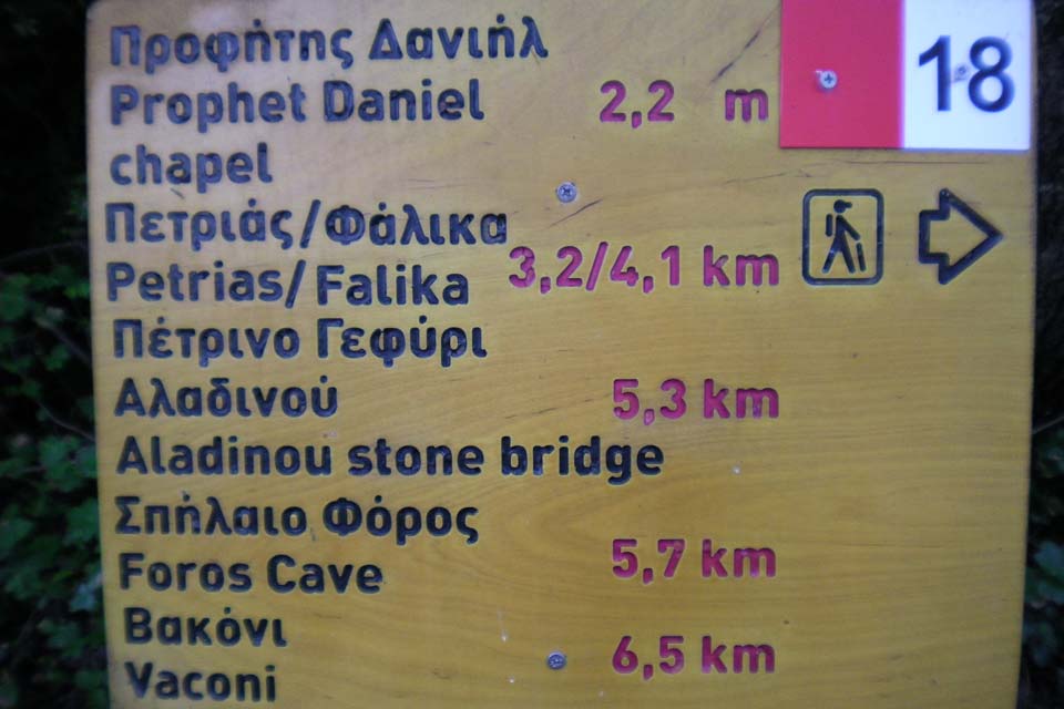 Waymarking-Andros-Hiking-Network