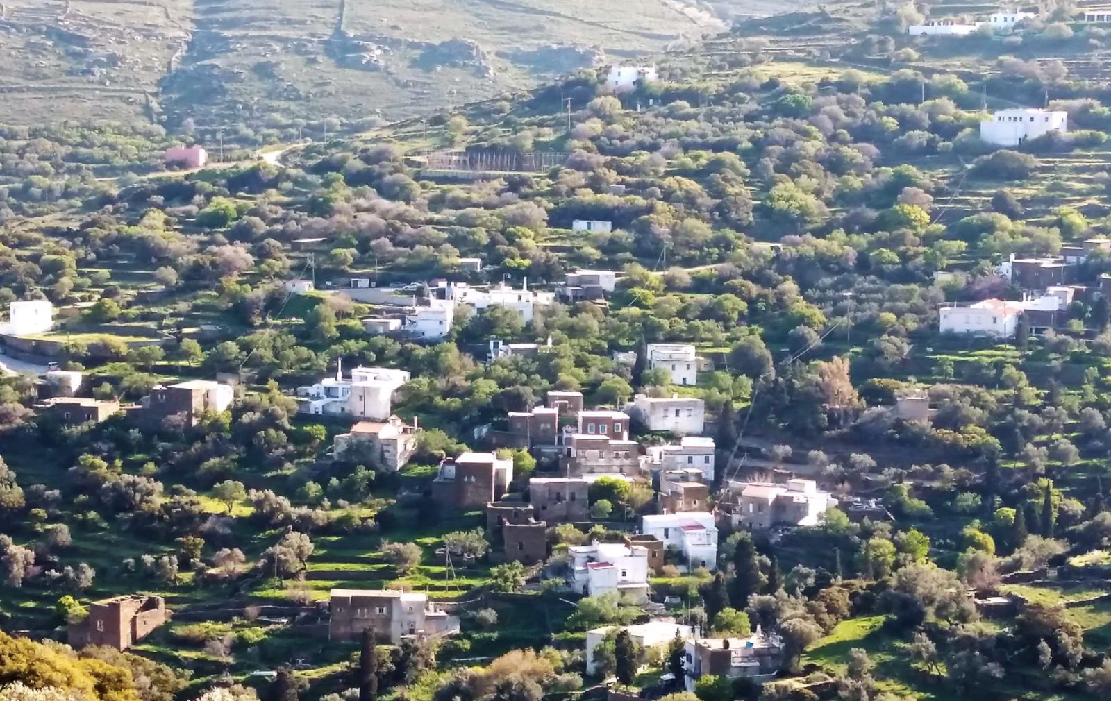 View to Ano Korthi Villages