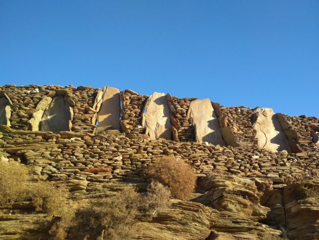 Dry Stone Walls Andros Cyclades Greece