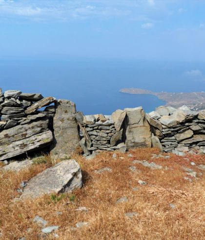 Dry Stone Walls Andros Cyclades
