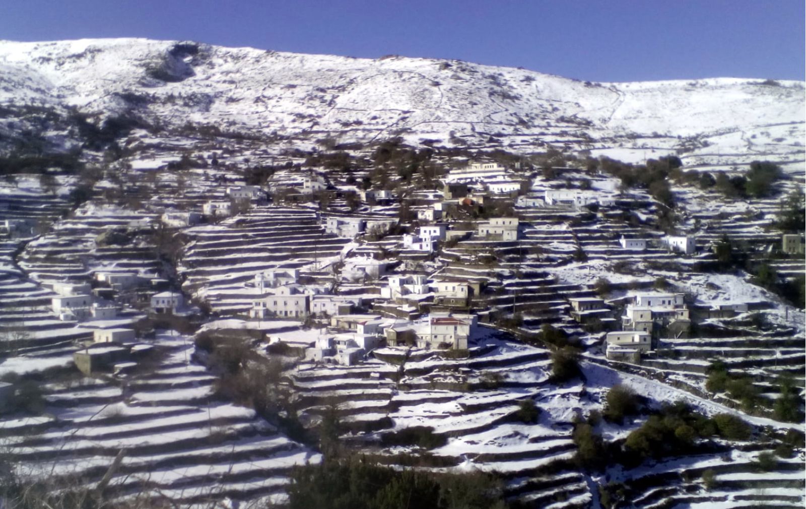 Winter in Vourkoti Andros