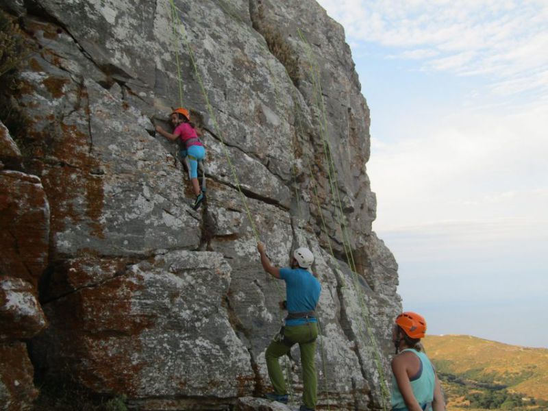 Vouni Rock Climbing Area Andros