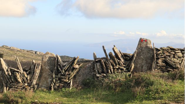 Dry Stone Walls Andros Cyclades