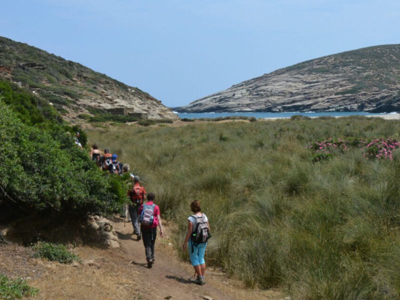 Andros Cyclades Walking Lefka Beach