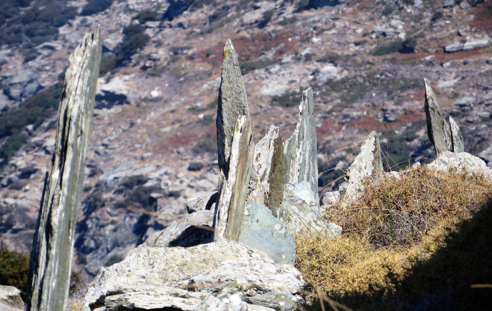 Dry Stone Walls Andros Cyclades