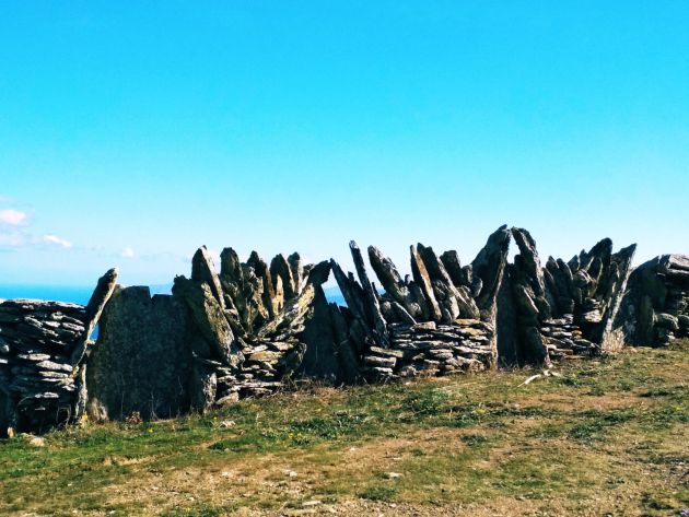 Dry Stone Walls Andros Cyclades Greece
