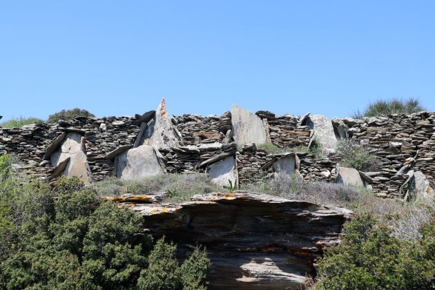 Dry stone walls Andros
