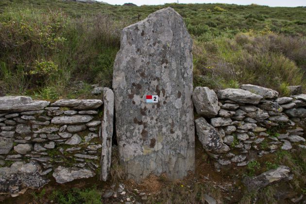 Dry Stone Walls Andros Cyclades Greece