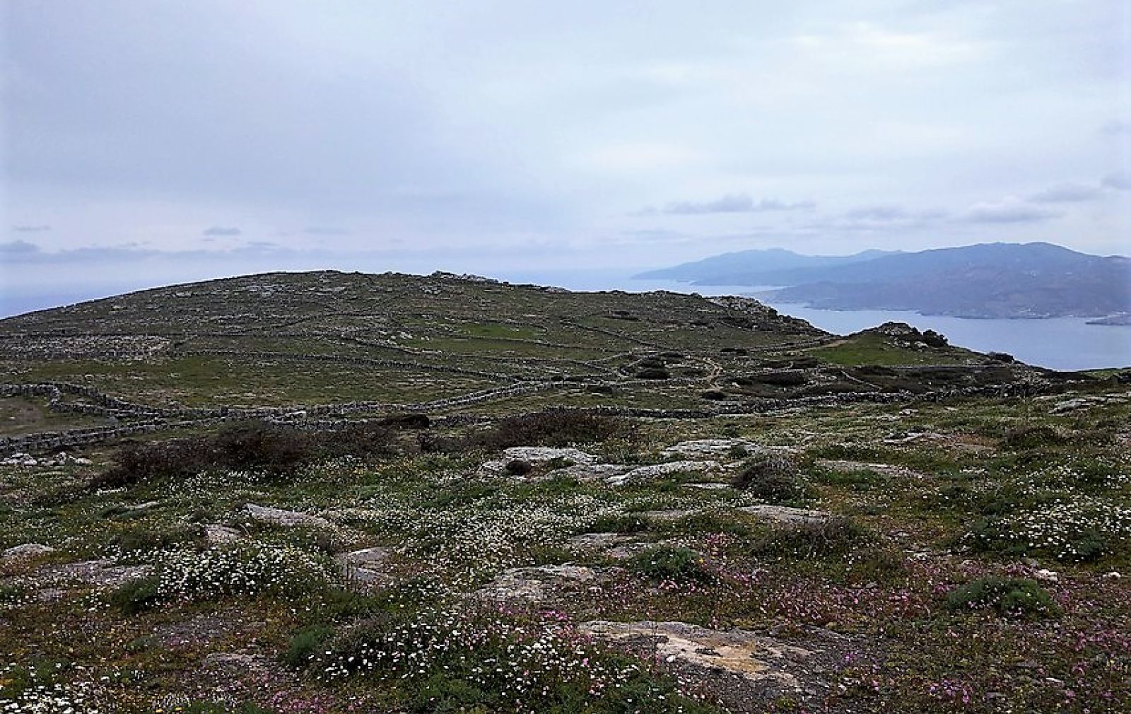 Dry Stone Walls Andros Cyclades