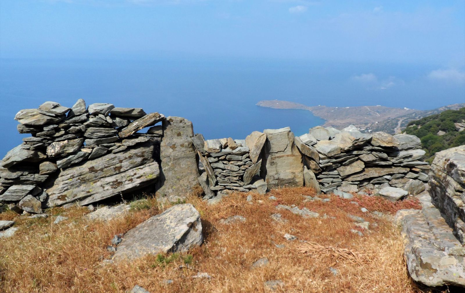 Dry Stone Walls Andros Cyclades