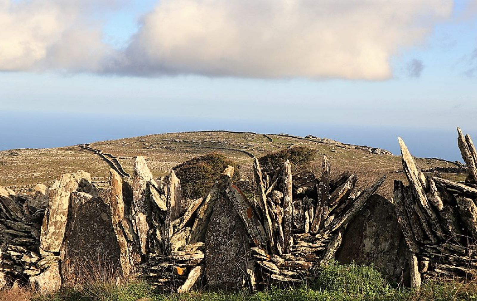 Dry Stone Walls Andros Cyclades